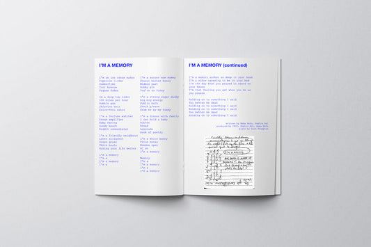 Cicada lyric booklet